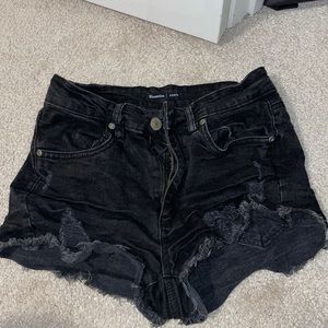 Bluenotes Black Jean Shorts